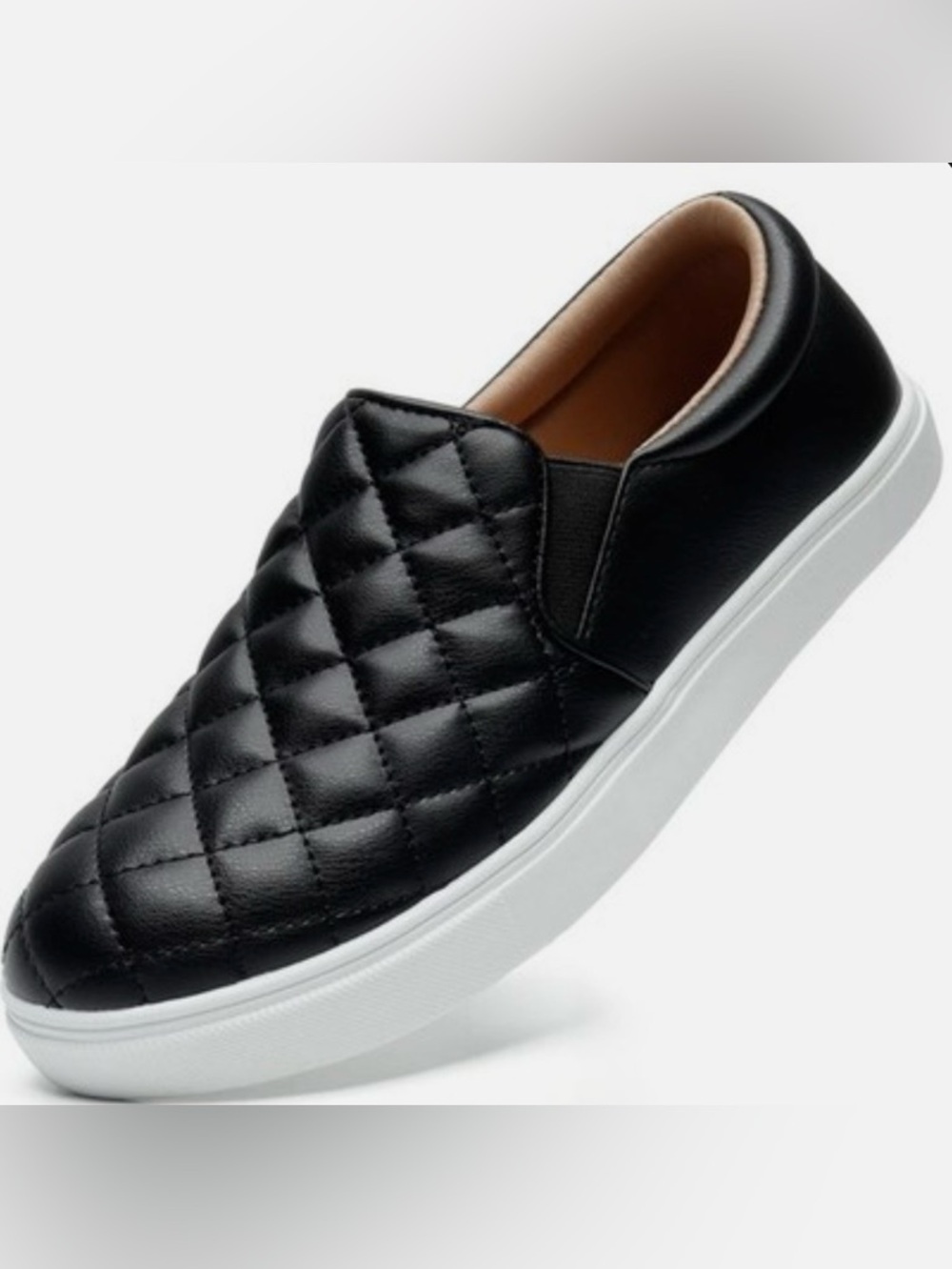 Jack Rogers Black Quilted Slip-On Flats 🖤